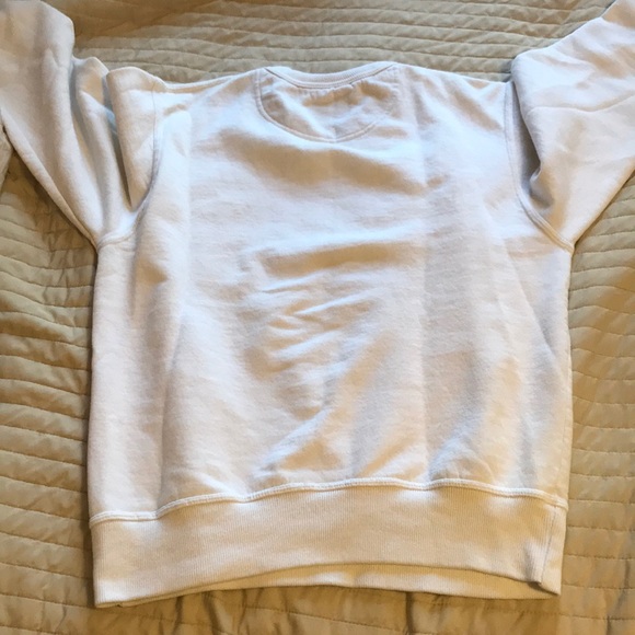 White Crew Neck Champion Sweatshirt - Picture 2 of 3